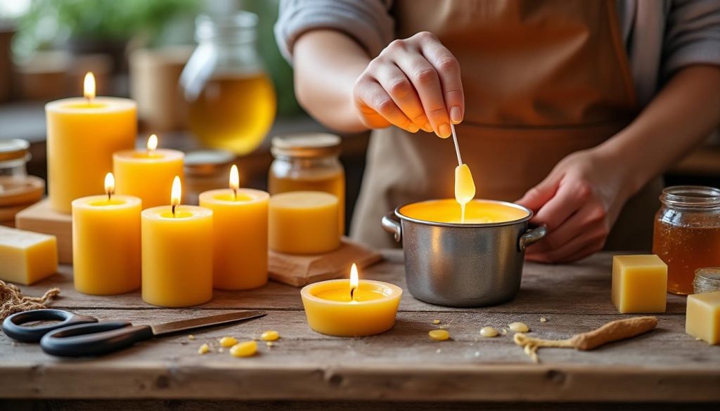 lernen sie, wie sie bienenwachskerzen selbst herstellen und richtig verwenden können, um eine natürliche und angenehme atmosphäre zu schaffen.