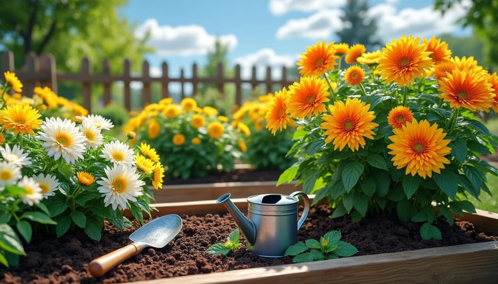 erfahren sie, wie sie chrysanthemen im garten erfolgreich pflanzen und pflegen können, um prachtvolle blüten und gesunde pflanzen zu erzielen.
