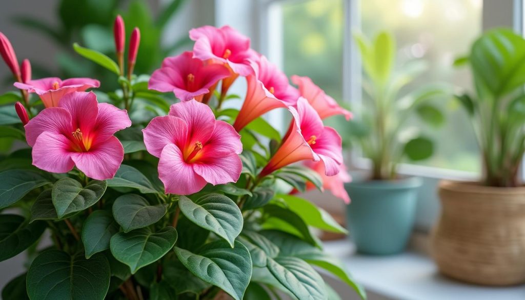 erfahren sie, wie sie ihre dipladenia richtig pflegen und zum blühen bringen. tipps zur optimalen beleuchtung, bewässerung und düngung für eine prächtige blüte.