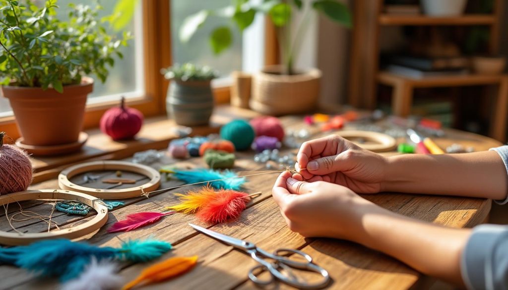 entdecken sie eine einfache anleitung zum basteln von traumfängern – perfekt für kreative deko-ideen und individuelle wohnakzente.